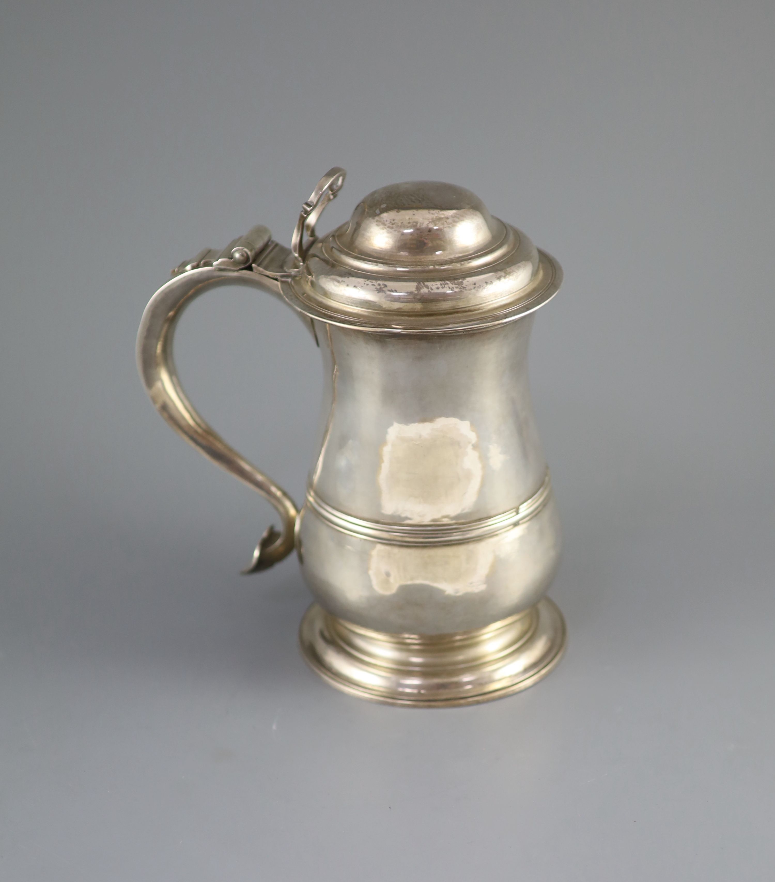 A late George II silver tankard, by Thomas Whipham & Charles Wright